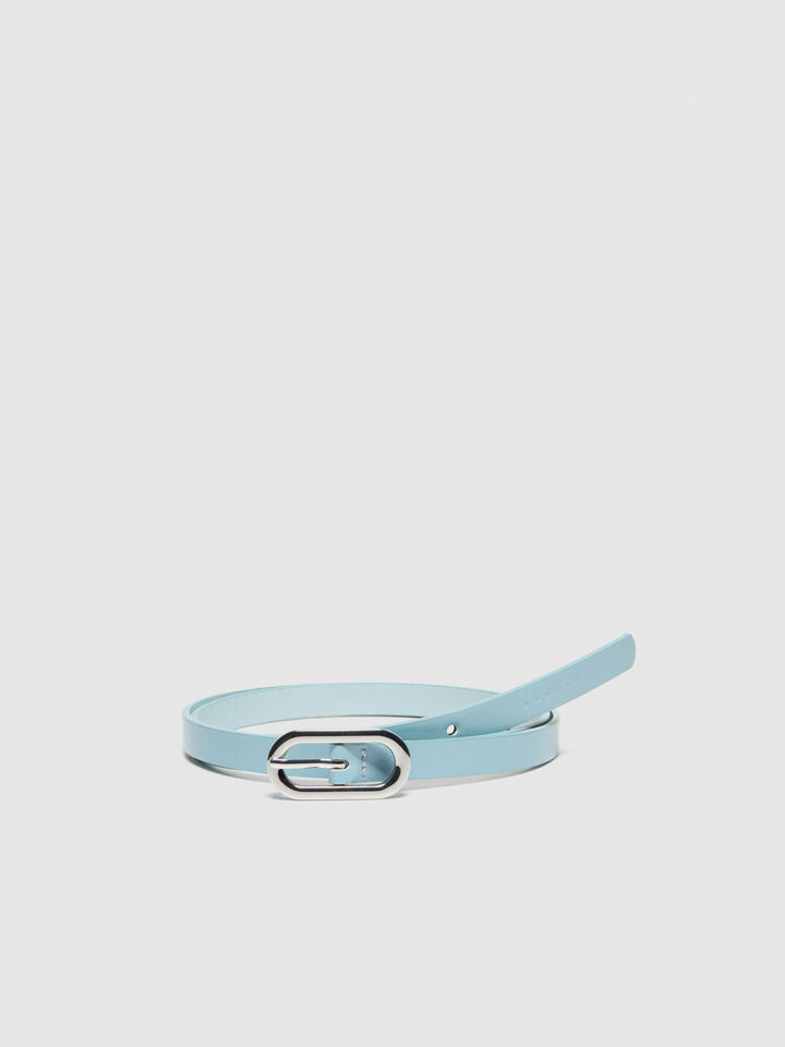 Thin belt - women's belts - Light Blue | Sisley image number 1